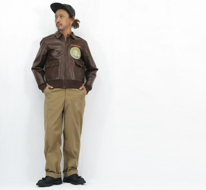 バズリクソンズ Buzz Rickson's A-2 フライトジャケット ハンドペイント IN ALASKA No.W535 ac 29191 BUZZ RICKSON CLO.CO. BR80667 【2025年秋冬新作】