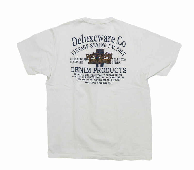 デラックスウェア DELUXEWARE 半袖 プリント 吊り編み ユニオンスペシャル Tシャツ SDTS(BRGD)シリーズ ロゴデザイン BRGD-253【2025年春夏新作】