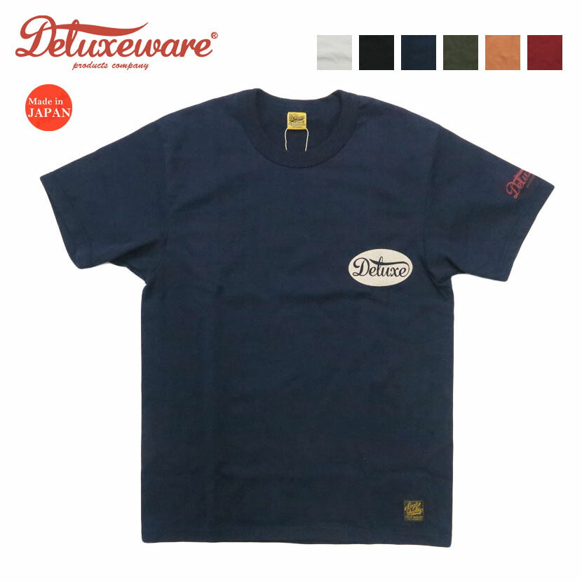 デラックスウェア DELUXEWARE 半袖 Ｔシャツ ロゴプリント 吊り編み ユニオンスペシャル BRGD-261【2026年春夏新作】
