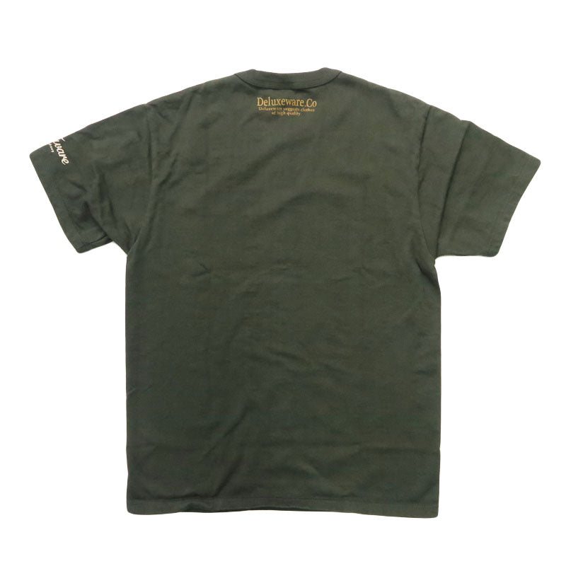 デラックスウェア DELUXEWARE 半袖 Ｔシャツ ロゴプリント 吊り編み ユニオンスペシャル BRGD-261【2026年春夏新作】