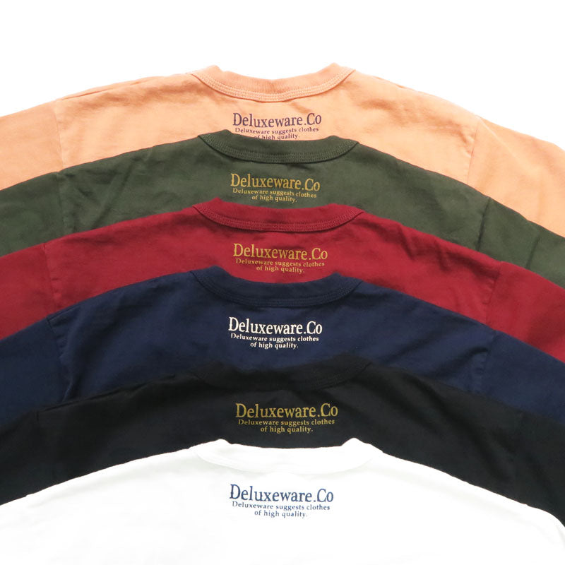 デラックスウェア DELUXEWARE 半袖 Ｔシャツ ロゴプリント 吊り編み ユニオンスペシャル BRGD-261【2026年春夏新作】