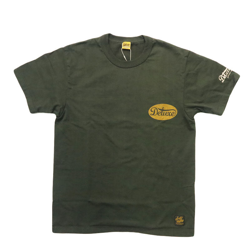 デラックスウェア DELUXEWARE 半袖 Ｔシャツ ロゴプリント 吊り編み ユニオンスペシャル BRGD-261【2026年春夏新作】