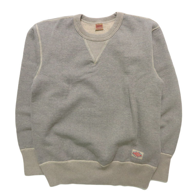デラックスウェア DELUXEWARE クルーネック スウェット シンプル ネックプリント ユニオンスペシャル フラットシーマー BRGS-25C 【2025年秋冬新作】
