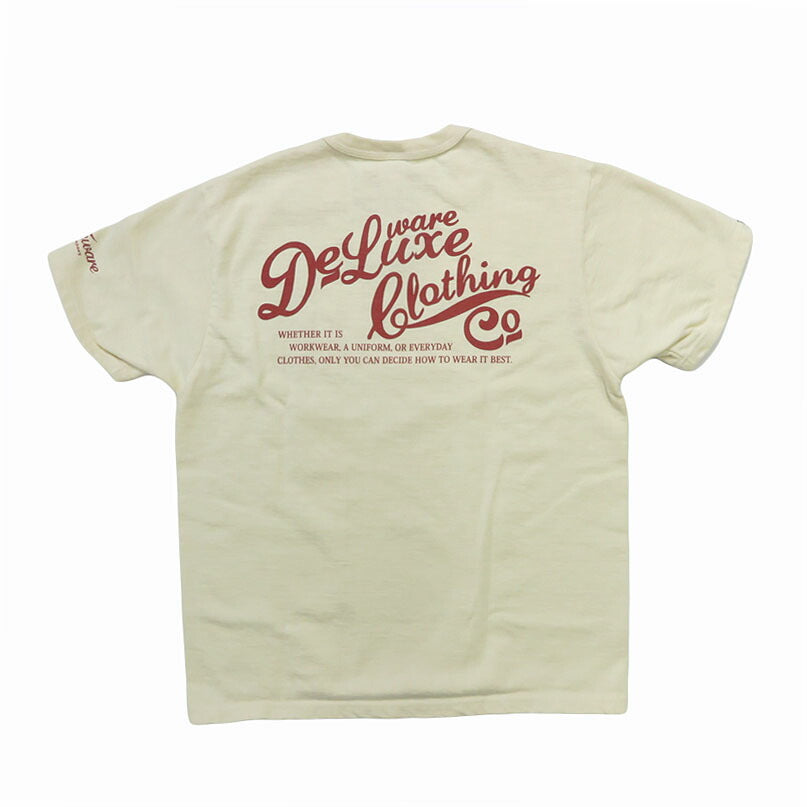デラックスウェア DELUXEWARE 半袖 Ｔシャツ ロゴプリント 吊り編み ユニオンスペシャル BRGX-001【2026年春夏新作】
