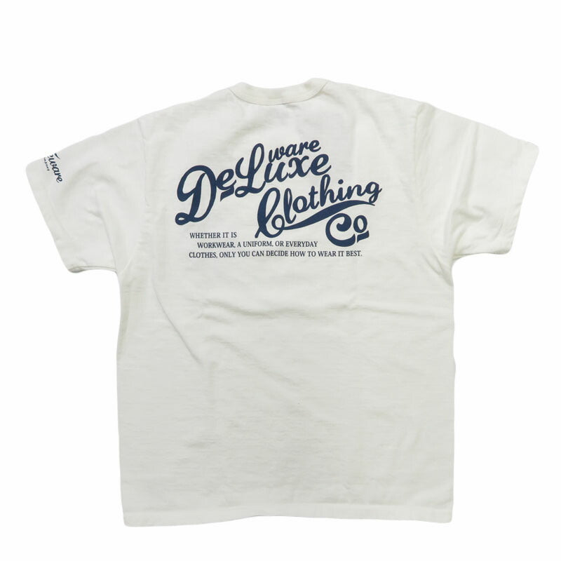 デラックスウェア DELUXEWARE 半袖 Ｔシャツ ロゴプリント 吊り編み ユニオンスペシャル BRGX-001【2026年春夏新作】