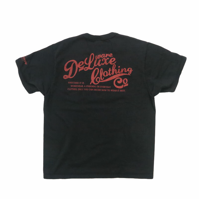 デラックスウェア DELUXEWARE 半袖 Ｔシャツ ロゴプリント 吊り編み ユニオンスペシャル BRGX-001【2026年春夏新作】