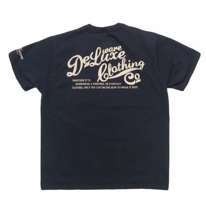 デラックスウェア DELUXEWARE 半袖 Ｔシャツ ロゴプリント 吊り編み ユニオンスペシャル BRGX-001【2026年春夏新作】