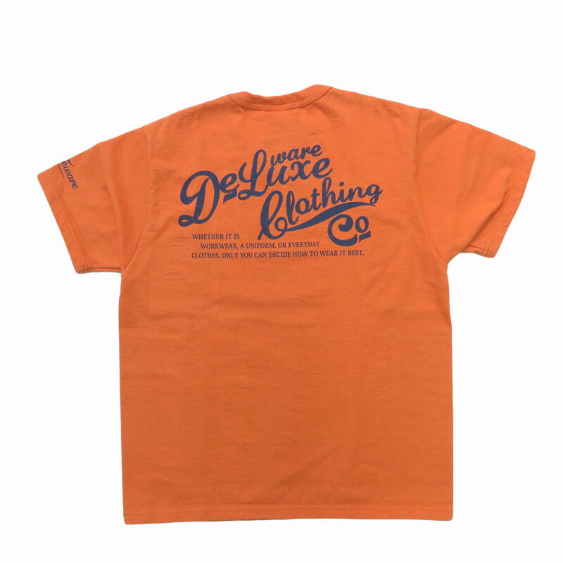 デラックスウェア DELUXEWARE 半袖 Ｔシャツ ロゴプリント 吊り編み ユニオンスペシャル BRGX-001【2026年春夏新作】