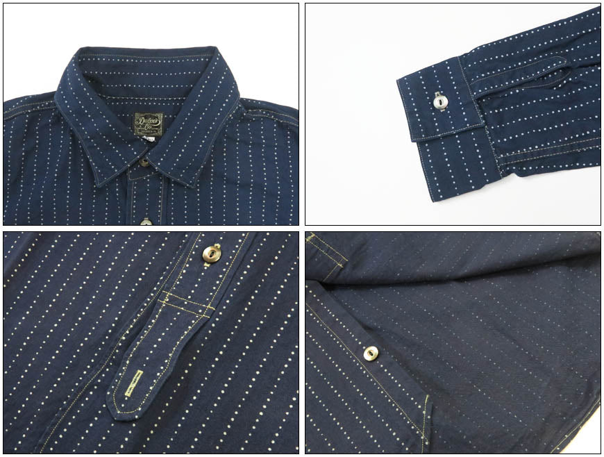 DALLES & CO ダリーズ＆コー 30's キャラコ シャツ 長袖 オリジナルストライプ デラックスウェア DELUXEWARE Calico.F【2025年秋冬新作】