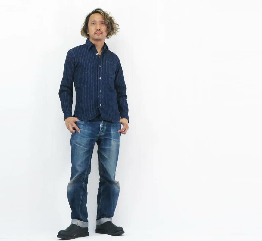 DALLES & CO ダリーズ＆コー 30's キャラコ シャツ 長袖 オリジナルストライプ デラックスウェア DELUXEWARE Calico.F【2025年秋冬新作】