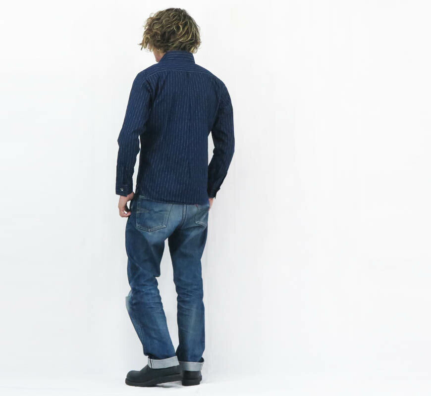 DALLES & CO ダリーズ＆コー 30's キャラコ シャツ 長袖 オリジナルストライプ デラックスウェア DELUXEWARE Calico.F【2025年秋冬新作】