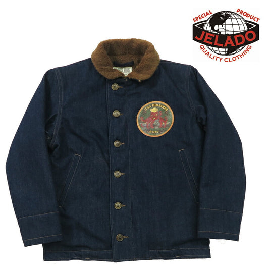 JELADO ジェラード × COLIMBO デニム N-1 デッキジャケット カスタムモデル 14oz ラストリゾートデニム 白タグ CT83418C-24AW 【2024-25年秋冬新作】