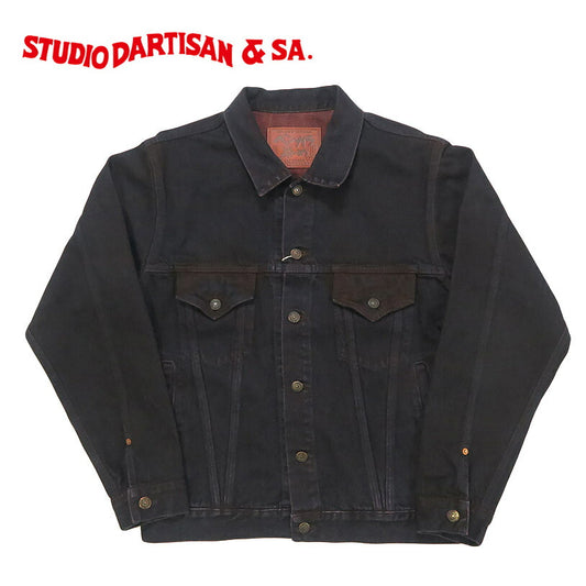 ダルチザン ステュディオ・ダ・ルチザン STUDIO D'ARTISAN ベンガラ染め デニムジャケット D4621【2025年春夏新作】