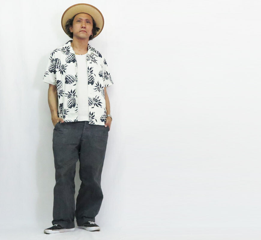 サンサーフ SUN SURF デュークカハナモク 半袖 コットン ハワイアンシャツ DUKE'S PINEAPPLE DUKE KAHANAMOKU アロハシャツ DK37811 【2025年春夏新作】