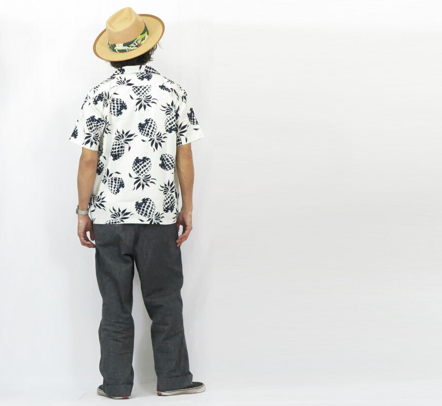 サンサーフ SUN SURF デュークカハナモク 半袖 コットン ハワイアンシャツ DUKE'S PINEAPPLE DUKE KAHANAMOKU アロハシャツ DK37811 【2025年春夏新作】
