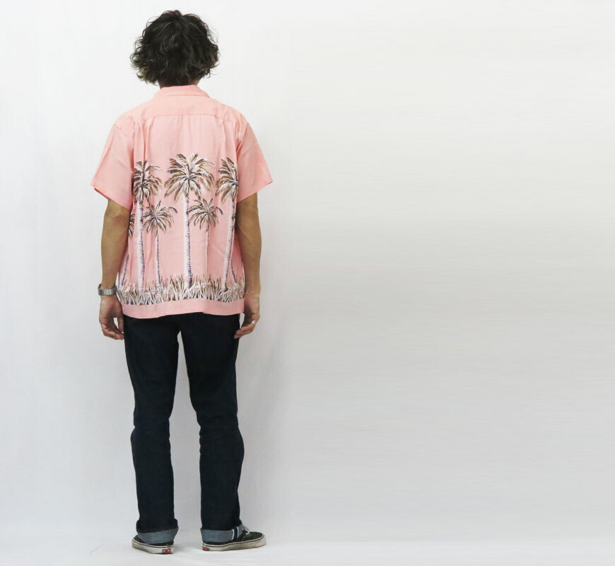 サンサーフ SUN SURF デュークカハナモク 半袖 レーヨン アロハシャツ PALM TREE ハワイアンシャツ Duke Kahanamoku Special Edition DK39448 【2025年春夏新作】