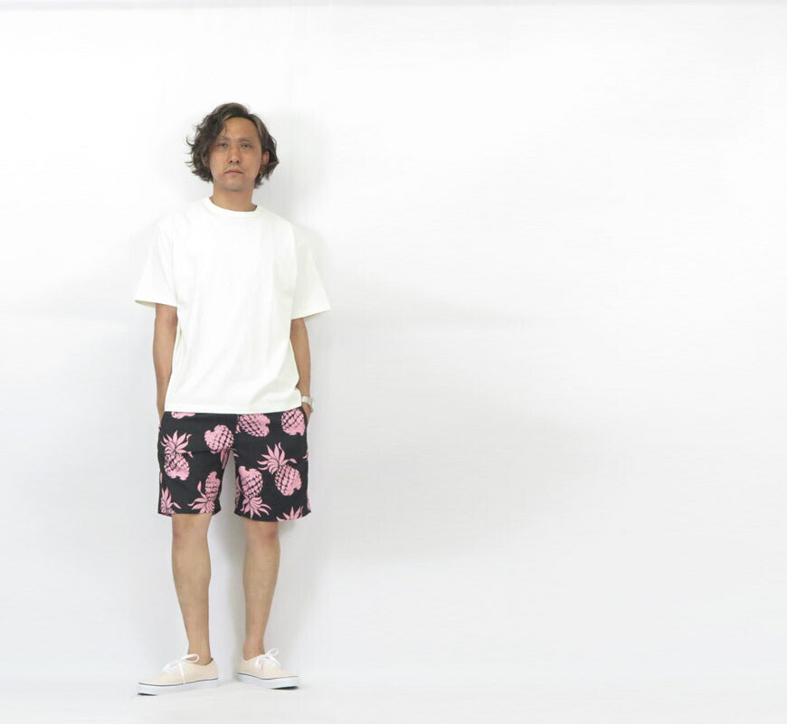 サンサーフ SUN SURF ショーツ ハーフパンツ パイナップル DUKE KAHANAMOKU COOLMAX® HAWAIIAN SHORTS “DUKE'S PINEAPPLE”  DK52546【2025年春夏新作】