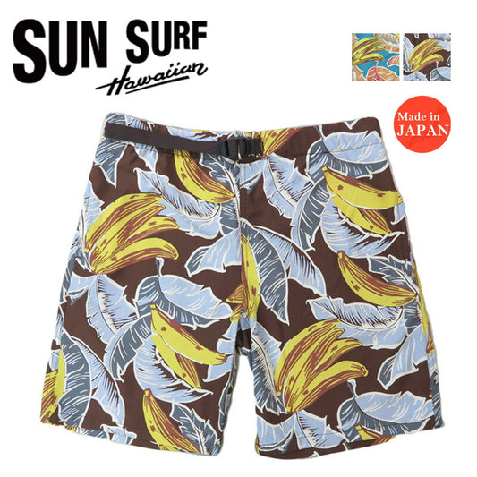 サンサーフ SUN SURF ショーツ ハーフパンツ バナナリーフ DUKE KAHANAMOKU COOLMAX® HAWAIIAN SHORTS “DUKE'S BANANA LEAF” DK52547