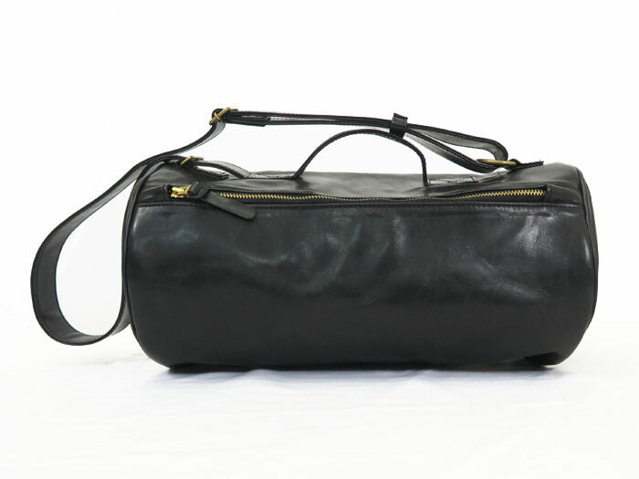 デラックスウェア DELUXEWARE 蜜蝋キップレザー ドラムバッグ BOX BAG DLB-006 1M0004 【2025年秋冬新作】