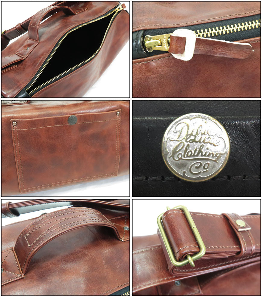 デラックスウェアDELUXEWARE蜜蝋キップレザードラムバッグBOXBAGDLB-0061M0004【2024年春夏新作】