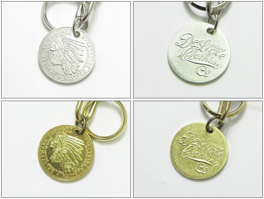 デラックスウェア DELUXEWARE HOOOK HOLDER ロゴプレート キーフック 真鍮/銀 DLF-004 【2026年春夏新作】