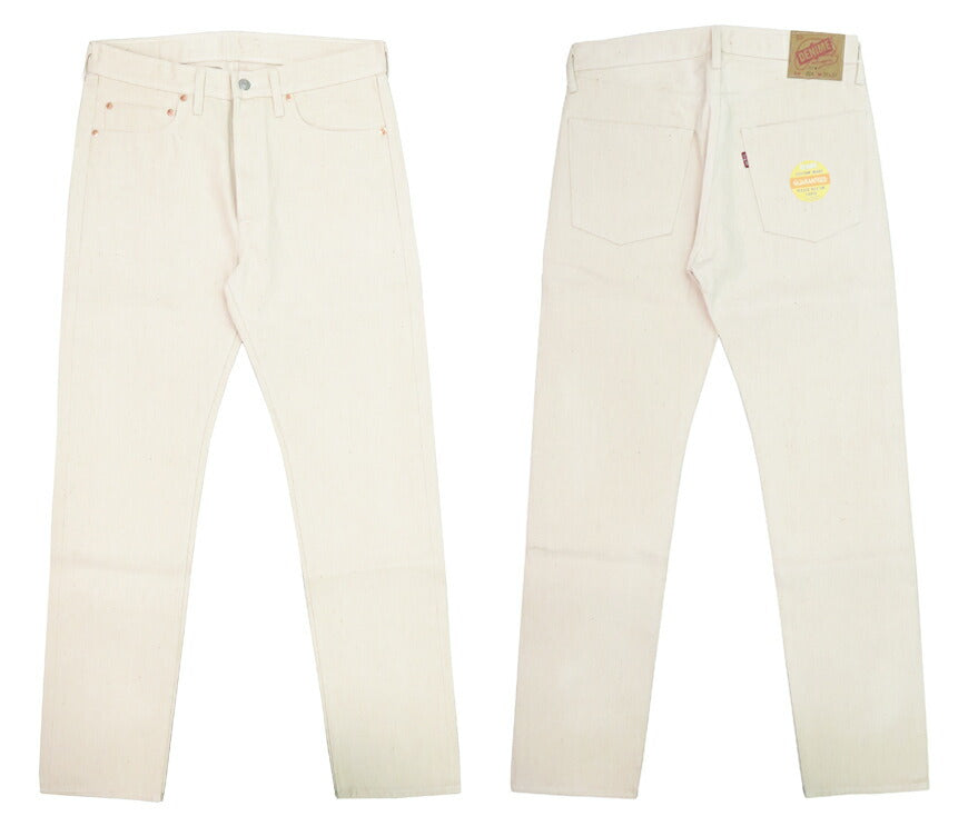 DENIME ドゥニーム Lot.224 66 モデル ジーンズ 生成り マザーコットン ナチュラル L32 新生ドゥニーム WAREHOUSE ウェアハウス製 【2024年春夏新作】