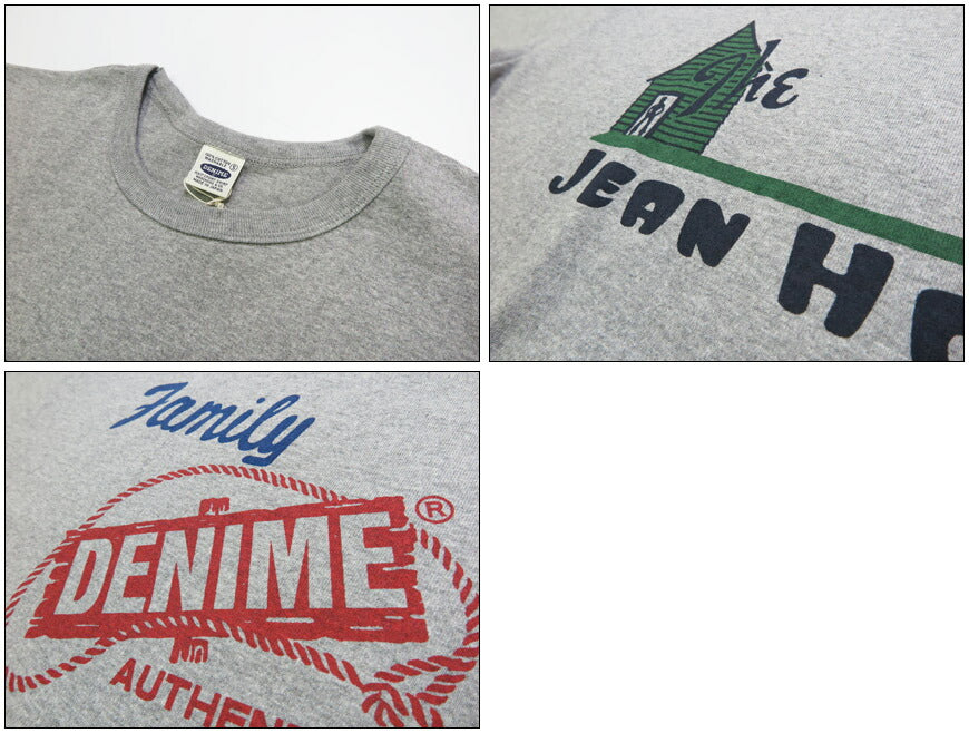 DENIME ドゥニーム 半袖 Tシャツ The JEAN HOUSE Lot.272 WAREHOUSE ウェアハウス 【2025年秋冬新作】