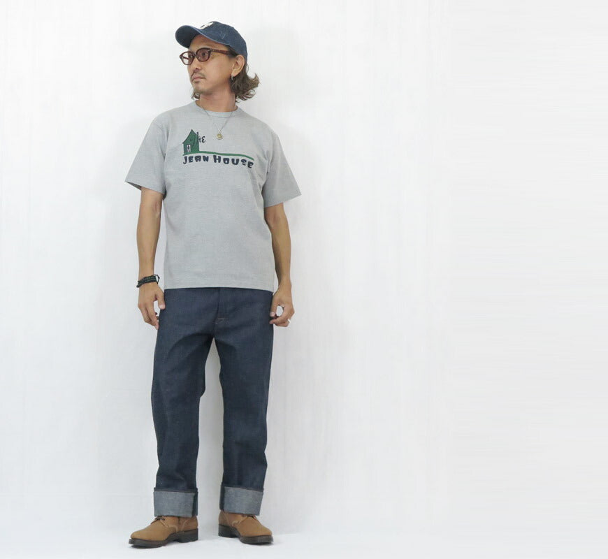 DENIME ドゥニーム 半袖 Tシャツ The JEAN HOUSE Lot.272 WAREHOUSE ウェアハウス 【2025年秋冬新作】