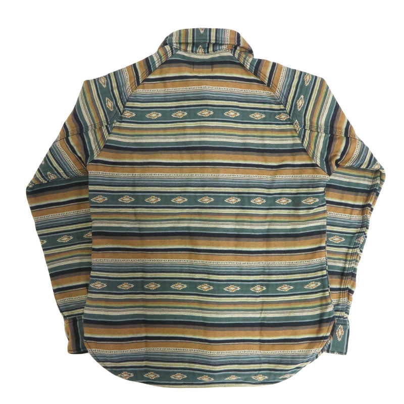 デラックスウェア DELUXEWARE 長袖 ネイティブボーダー ヘビーネルシャツ 40S NATIVE BORDER 7649C【2025年秋冬新作】