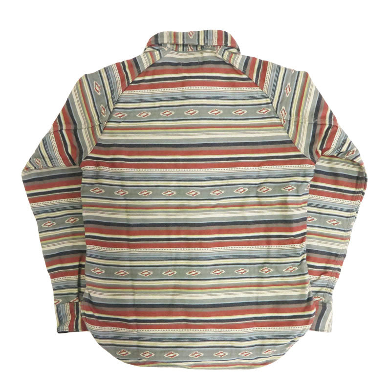 デラックスウェア DELUXEWARE 長袖 ネイティブボーダー ヘビーネルシャツ 40S NATIVE BORDER 7649C【2025年秋冬新作】