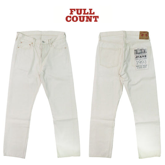 フルカウント FULLCOUNT 1101EC ジーンズ ストレート 13.7oz エクリュホワイト デニム ジンバブエコットン 【2025年春夏新作】