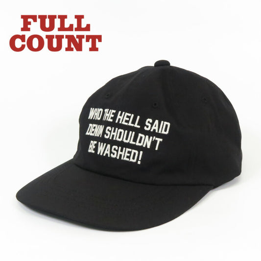 フルカウント FULLCOUNT コットン ベースボールキャップ WHO THE HELL SAID... Lot.6261【2026年春夏新作】