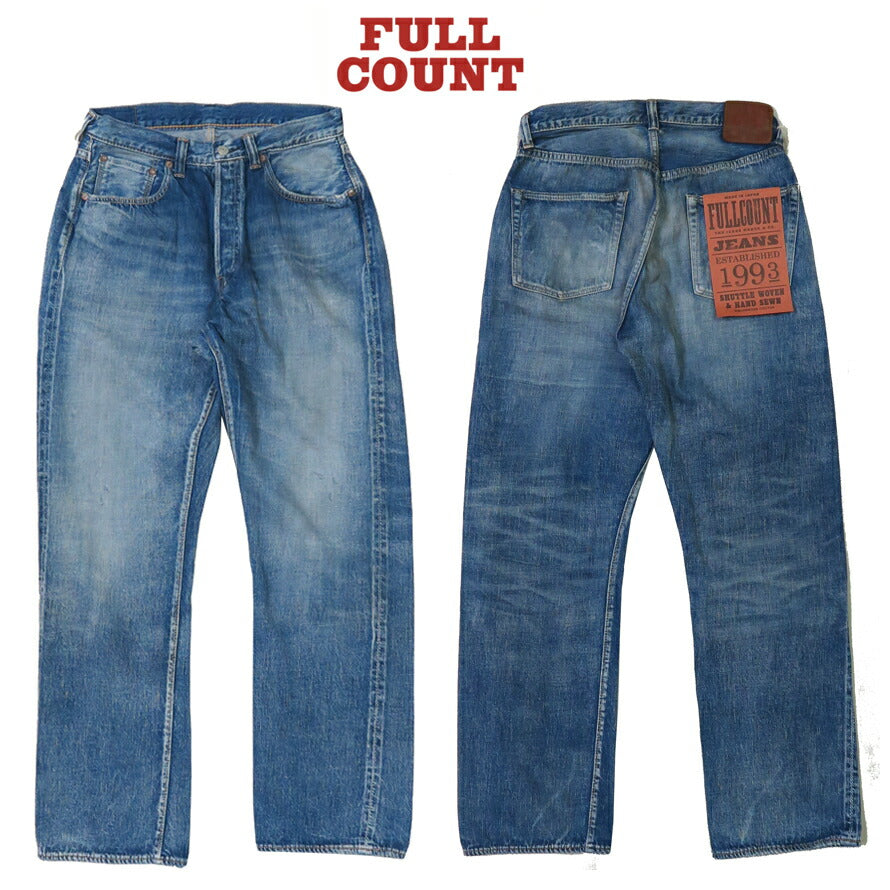 フルカウント FULLCOUNT 1341-0105SS ジーンズ ルーズストレート 11.5oz Super Smooth ユーズドウォッシュ DARTFORD ジンバブエコットン デニム 【2025年春夏新作】