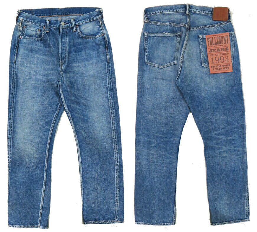フルカウント FULLCOUNT 1341-1101SS ジーンズ ストレート 11.5oz Super Smooth ユーズドウォッシュ DARTFORD ジンバブエコットン デニム 【2025年春夏新作】