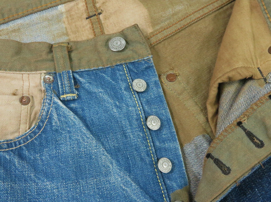 フルカウント FULLCOUNT 1350-1101 13.7oz レギュラーストレート ジーンズ CRAZY PATTERN WORKS OF ART SERIES ジンバブエコットン