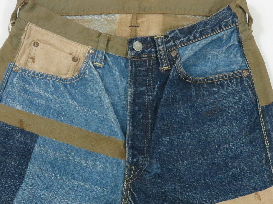 フルカウント FULLCOUNT 1350-1101 13.7oz レギュラーストレート ジーンズ CRAZY PATTERN WORKS OF ART SERIES ジンバブエコットン