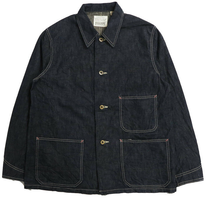 フルカウント FULLCOUNT 10.5oz ミリタリージンバブエデニム カバーオール チョアジャケット 2015-1 【2025年秋冬新作】