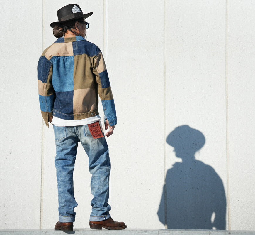 フルカウント FULLCOUNT 2501-2102 13.7oz セカンドモデル デニムジャケット CRAZY PATTERN WORKS OF ART SERIES ジンバブエコットン