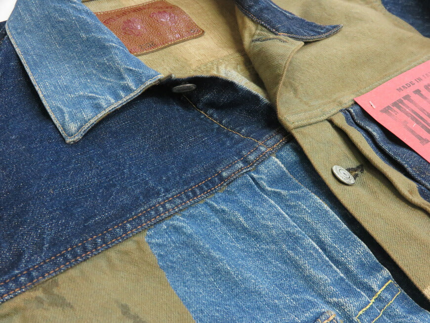 フルカウント FULLCOUNT 2501-2102 13.7oz セカンドモデル デニムジャケット CRAZY PATTERN WORKS OF ART SERIES ジンバブエコットン