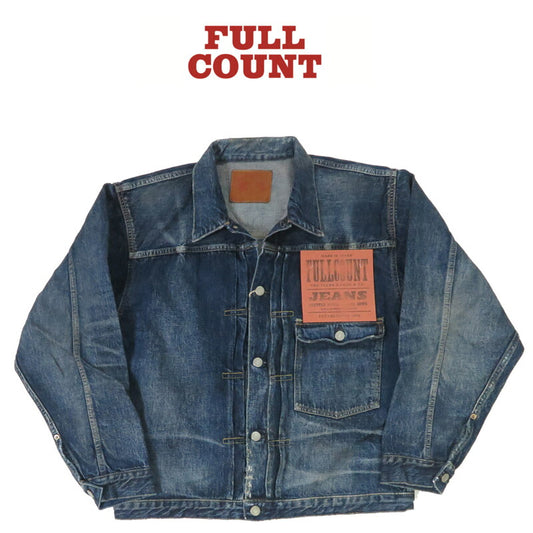 フルカウント FULLCOUNT 2978D-2107 ファーストモデル デニムジャケット More Than Just Fear ユーズドウォッシュ 1stモデル 13.7oz ジンバブエコットン 【2025年春夏新作】