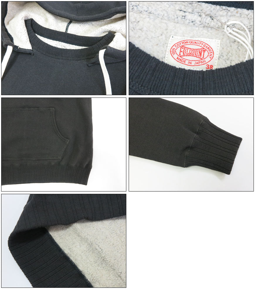 フルカウント FULLCOUNT ジンバブエコットン 後付けパーカ After Hood Sweat Shirt Mother Cotton 長袖 スウェット FC3745-22【2025年秋冬新作】