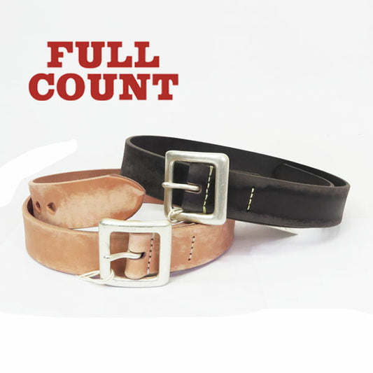 フルカウント FULLCOUNT 5mm厚 Wild Leather Garrison Belt ワイルドレザー ベルト FC6211【2025年春夏新作】