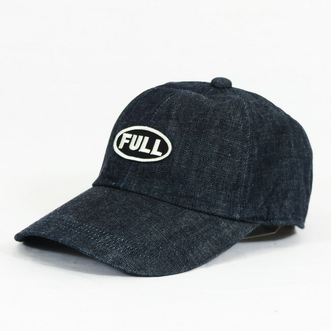 フルカウント FULLCOUNT ブラックワッペン デニム キャップ BLACK FULL WAPPEN DENIM CAP 6770-26 【2025年秋冬新作】