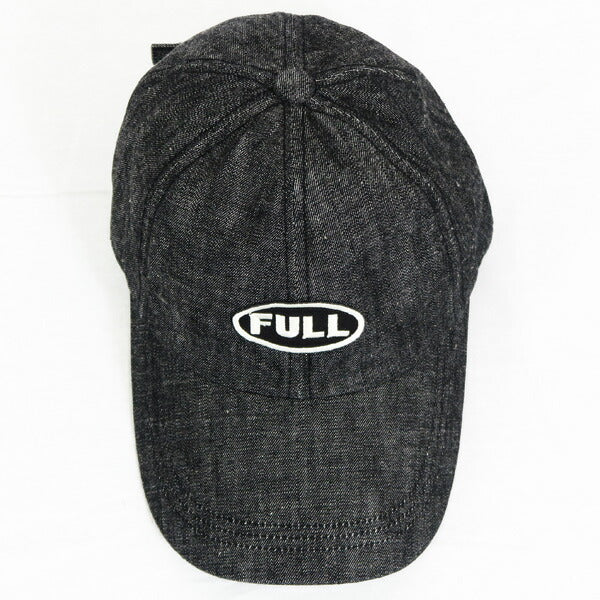 フルカウント FULLCOUNT ブラックワッペン デニム キャップ BLACK FULL WAPPEN DENIM CAP 6770-26 【2025年秋冬新作】