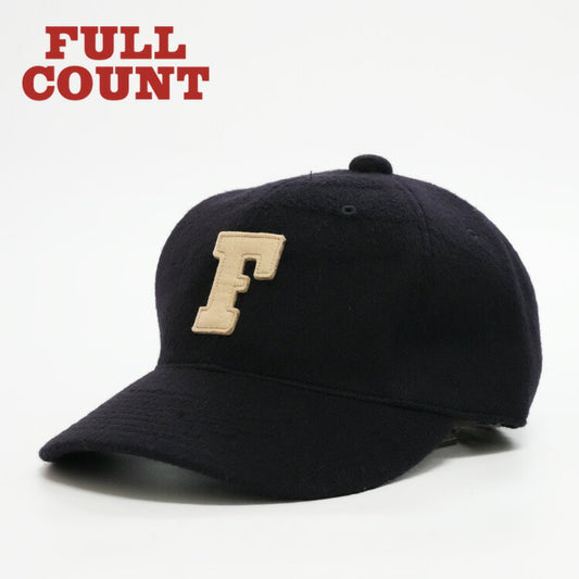 フルカウント FULLCOUNT ウールメルトン ベースボールキャップ 6PANEL DENIM BASEBALL CAP 6843-25 【2025年秋冬新作】