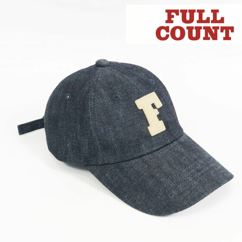 フルカウント FULLCOUNT デニム ベースボールキャップ 6PANEL LOW CROWN DENIM BASEBALL CAP 6843L【2025年秋冬新作】