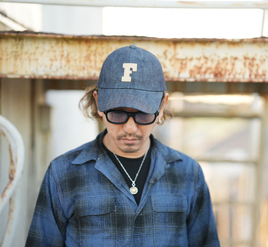 フルカウント FULLCOUNT デニム ベースボールキャップ 6PANEL LOW CROWN DENIM BASEBALL CAP 6843L【2025年秋冬新作】