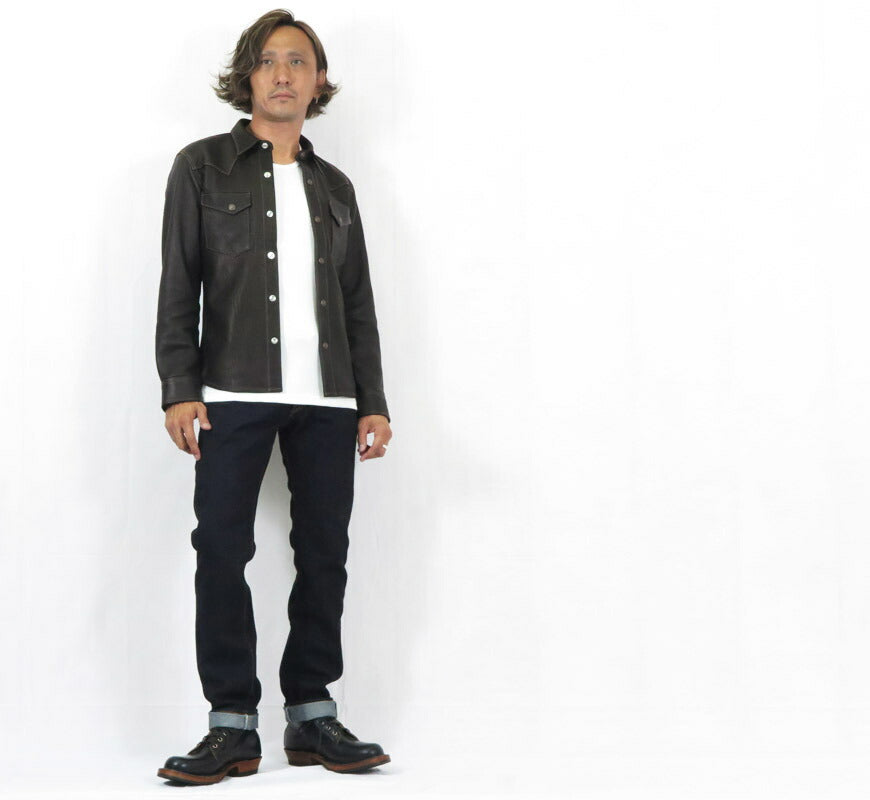 フラットヘッド THE FLAT HEAD 14.5oz デニム タイトテーパードストレート ジーンズ FN-3002N 【2025年春夏新作】