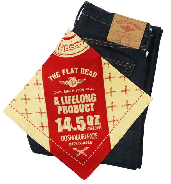 フラットヘッド THE FLAT HEAD FN-3009 14.5oz テーパードストレート ジーンズ 【2024-25年秋冬新作】