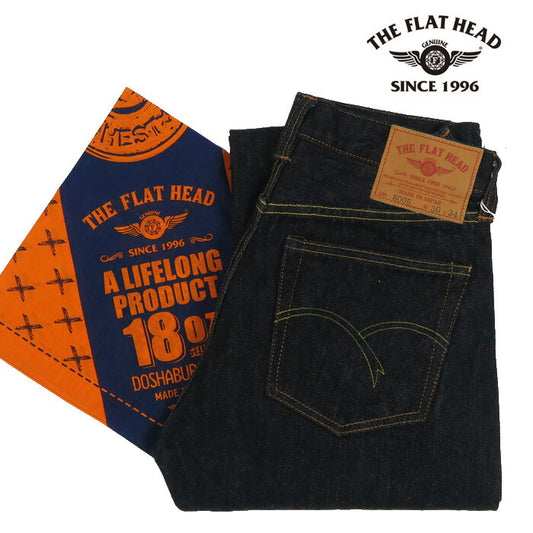 フラットヘッド THE FLAT HEAD FN-8005 18ozデニム レギュラーストレート ジーンズ 【2026年春夏新作】